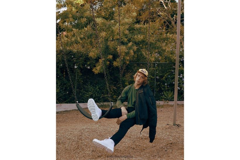 hombres chaqueta de vuelo de la ciudad Palladium negro chaquetas DF42XP346