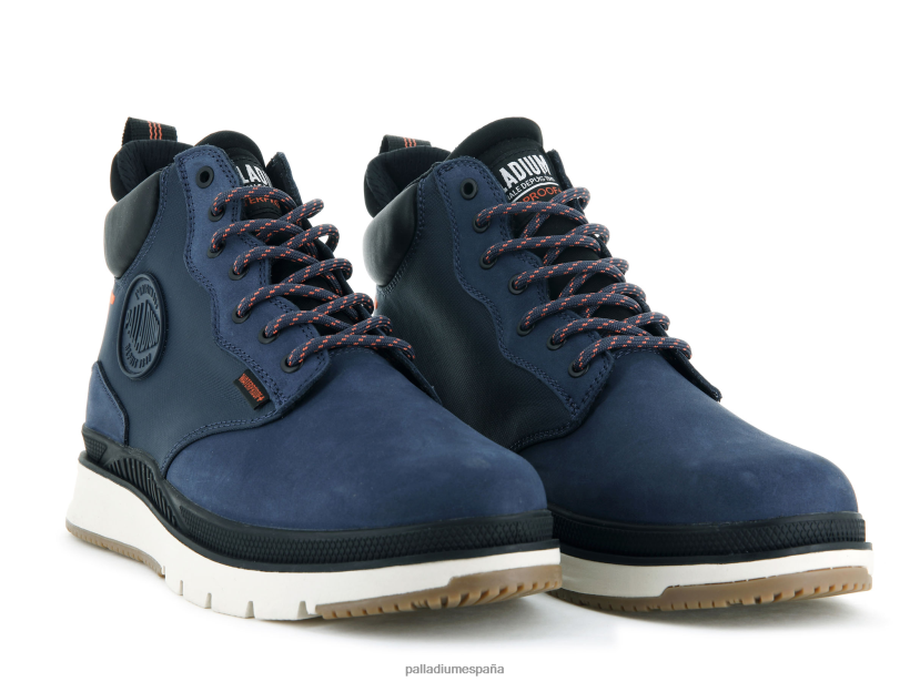 hombres manguito pallasider impermeable plus Palladium humor índigo botas DF42XP15
