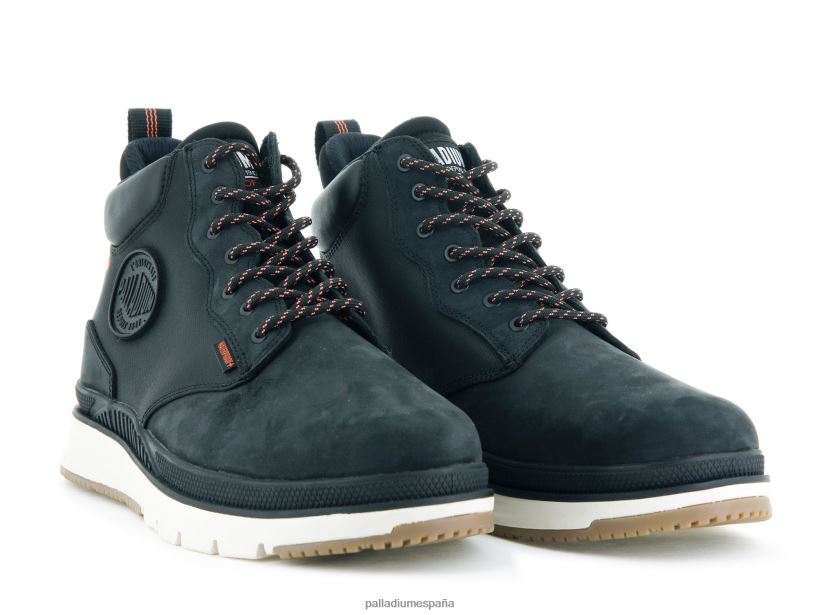 hombres manguito pallasider impermeable plus Palladium negro botas DF42XP16