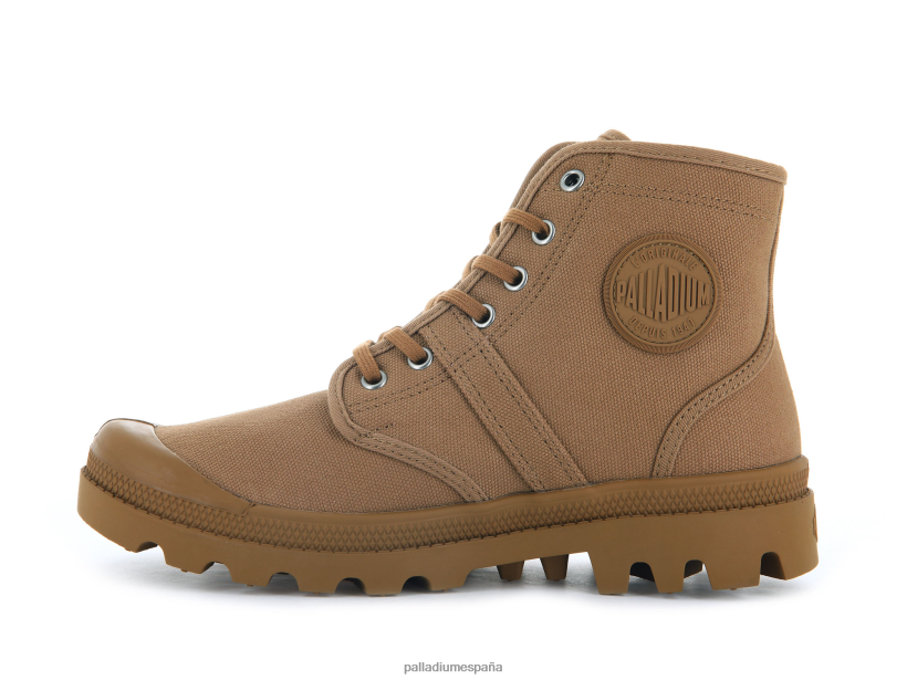 hombres pallabrousse Palladium canela botas DF42XP59