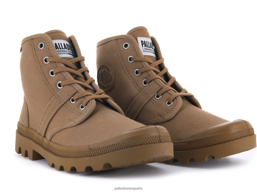 hombres pallabrousse Palladium canela botas DF42XP59