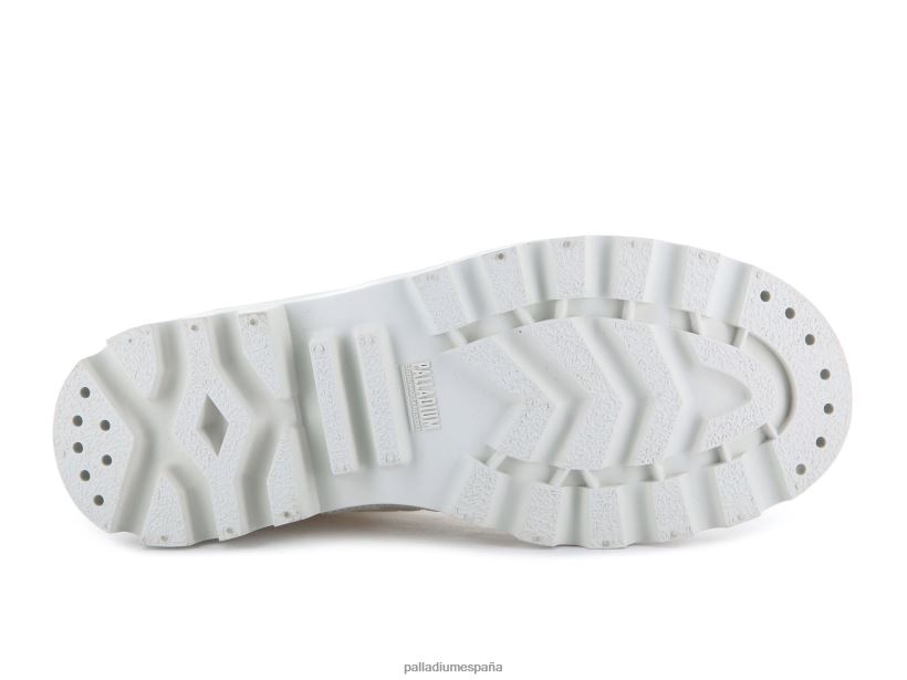 hombres pallabrousse Palladium estrella blanca botas DF42XP62