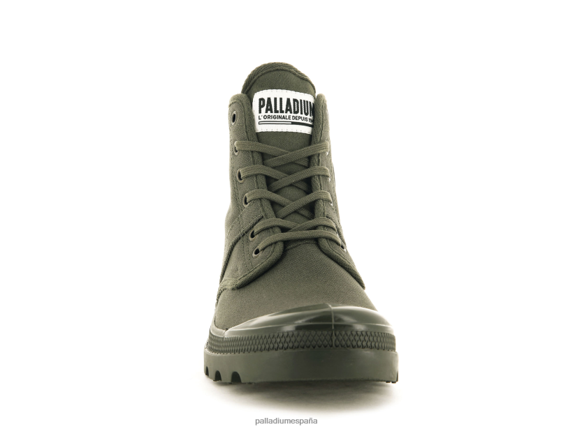 hombres pallabrousse Palladium noche de oliva botas DF42XP38