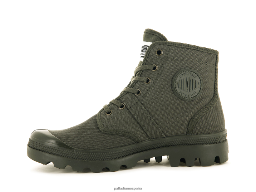 hombres pallabrousse Palladium noche de oliva botas DF42XP38