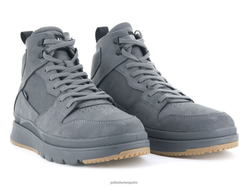 hombres pallasider hola nubuck Palladium Torre Eiffel botas DF42XP30