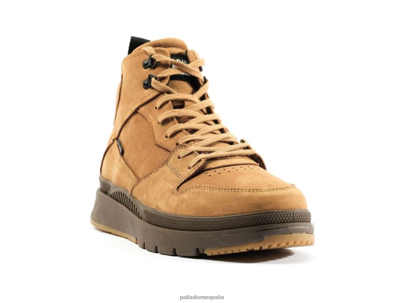 hombres pallasider hola nubuck Palladium manzana canela botas DF42XP29