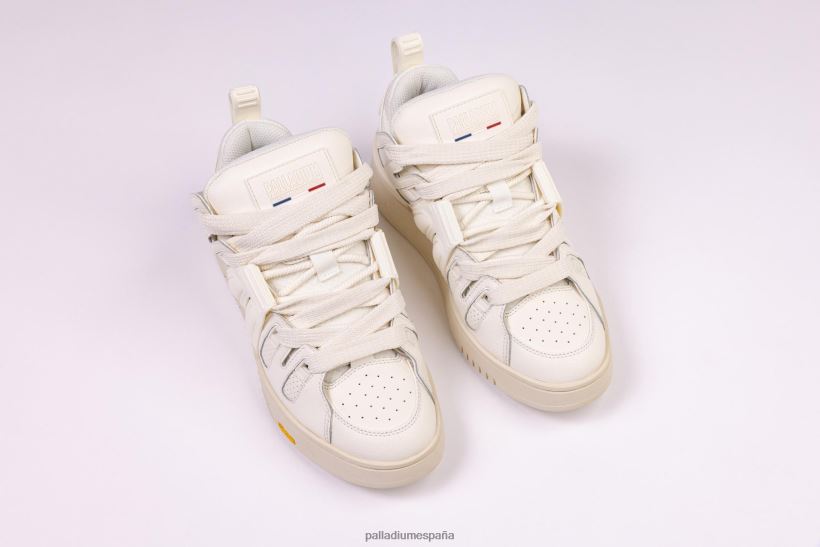 hombres patín palablast Palladium blanco zapatos DF42XP153