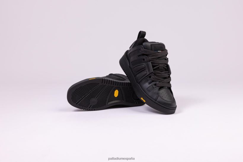 hombres patín palablast Palladium negro zapatos DF42XP190