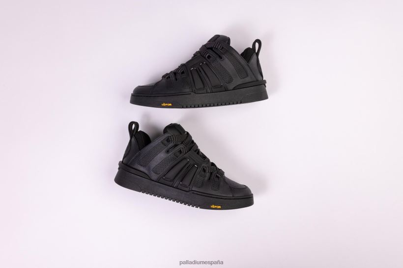 hombres patín palablast Palladium negro zapatos DF42XP190