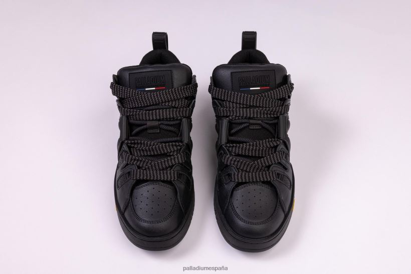 hombres patín palablast Palladium negro zapatos DF42XP190