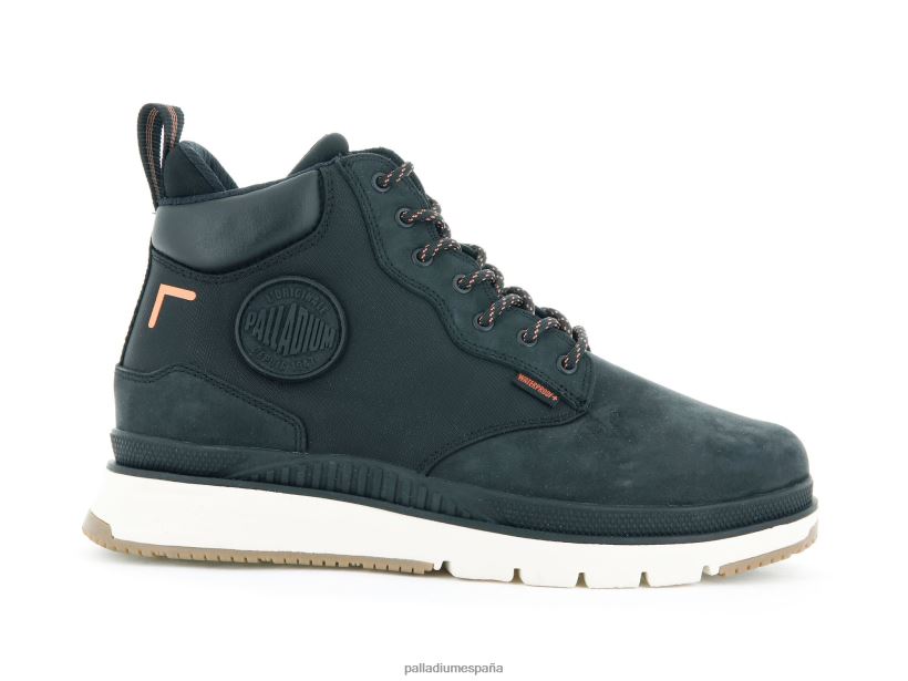 hombres manguito pallasider impermeable plus Palladium negro botas DF42XP16