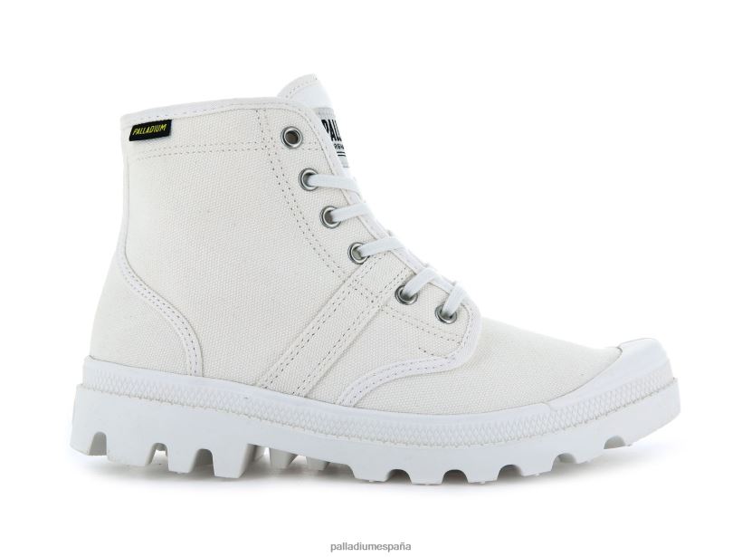 hombres pallabrousse Palladium estrella blanca botas DF42XP62