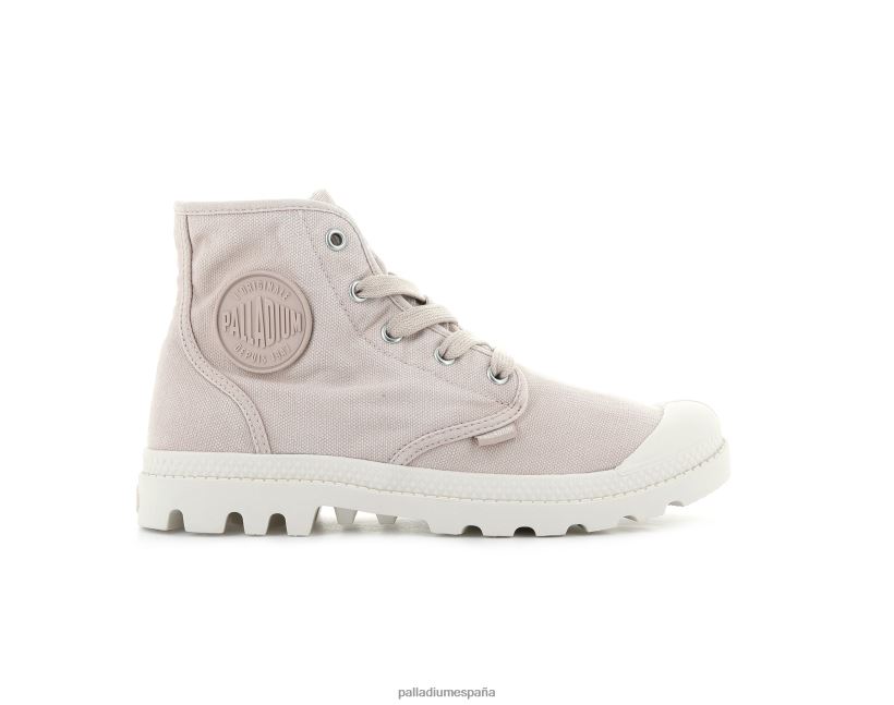 mujer wopampa hola Palladium rosa humo botas DF42XP254