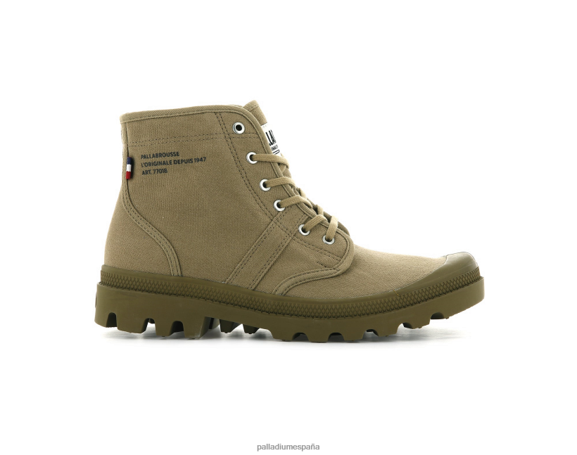 unisexo legión pallabrousse Palladium aceituna botas DF42XP93