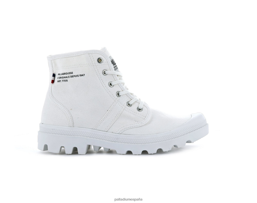 unisexo legión pallabrousse Palladium estrella blanca botas DF42XP124