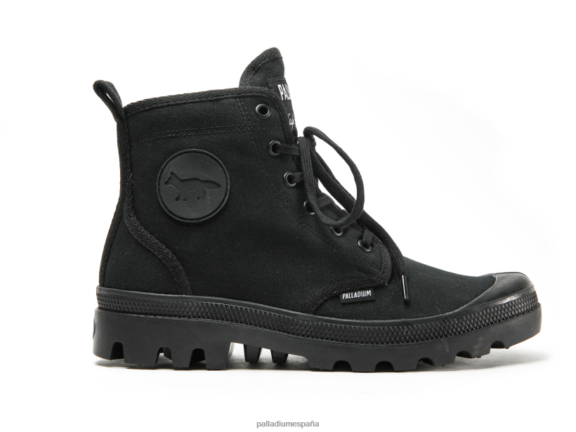 unisexo pallabrousse x kitsune Palladium negro botas DF42XP27