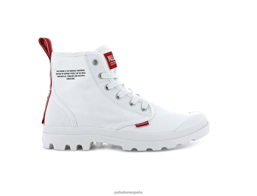 unisexo pampa hola atrévete Palladium estrella blanca botas DF42XP106