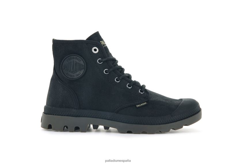 unisexo pampa hola cera Palladium negro botas DF42XP78