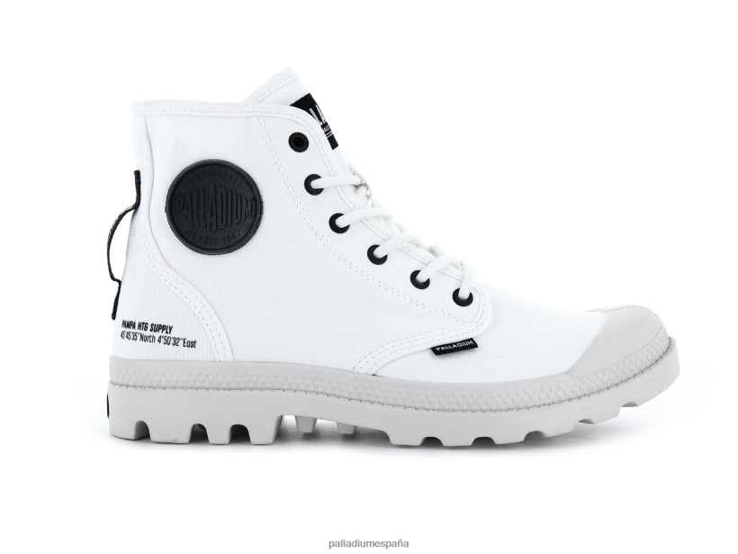 unisexo pampa hola htg Palladium estrella blanca botas DF42XP68