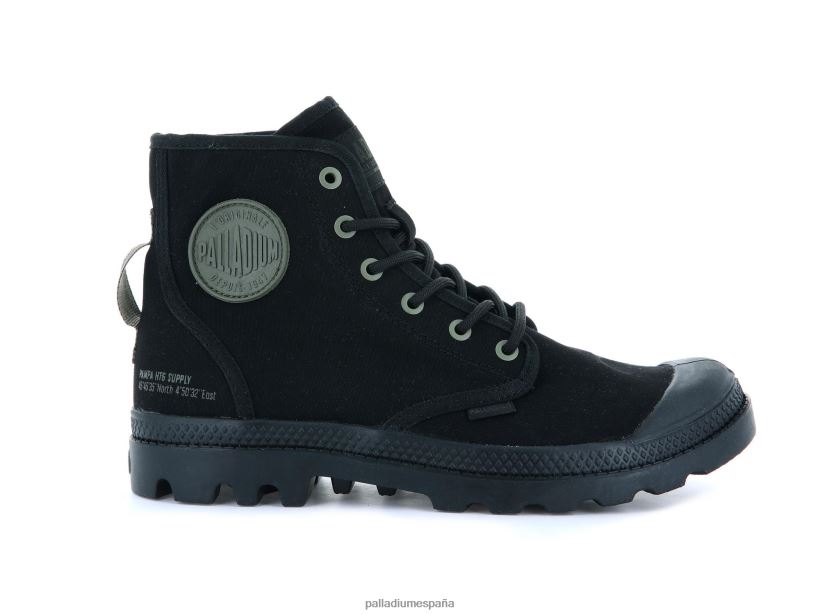 unisexo pampa hola htg Palladium negro botas DF42XP67