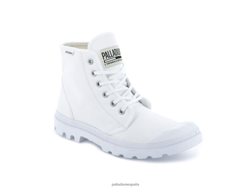 unisexo pampa hola original Palladium blanco botas DF42XP112