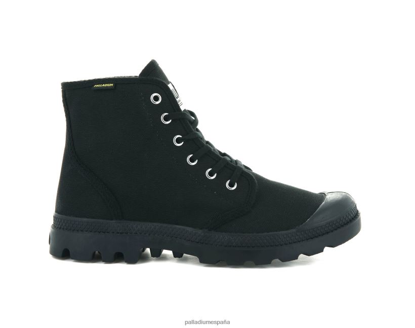 unisexo pampa hola original Palladium negro botas DF42XP118