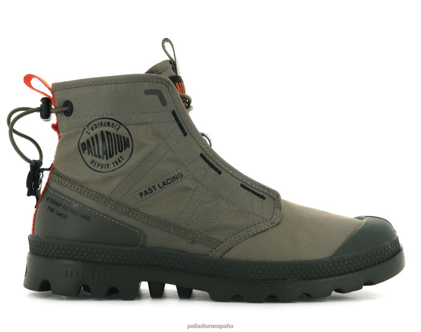 unisexo pampa travel lite Palladium verde oscuro botas DF42XP96