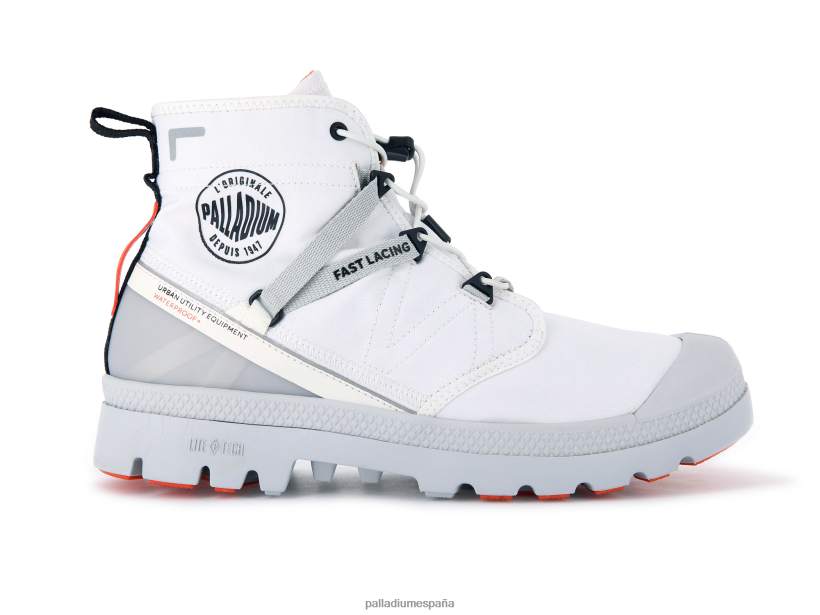 unisexo pampa travel liteplus impermeable Palladium estrella blanca botas DF42XP73