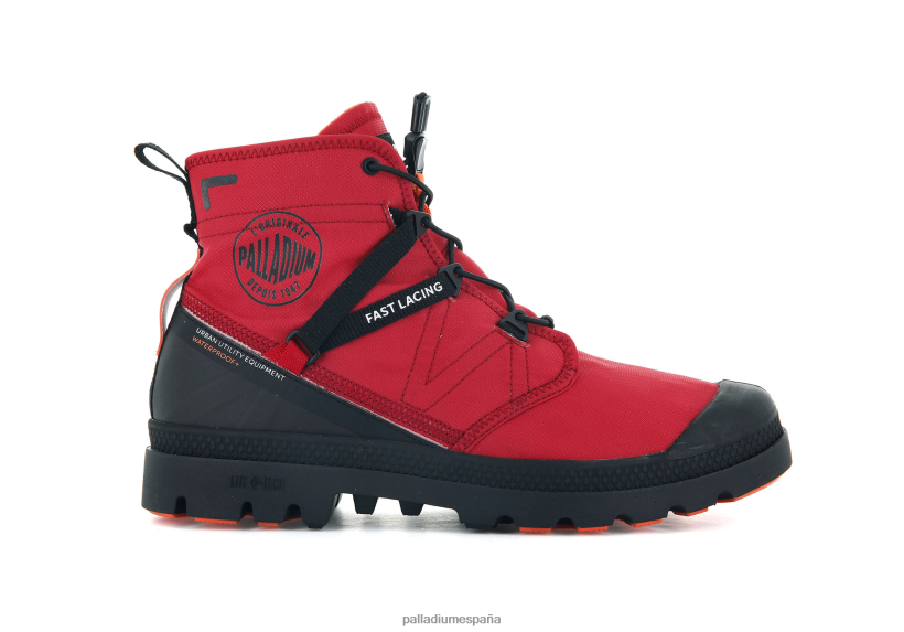 unisexo pampa travel liteplus impermeable Palladium salsa roja botas DF42XP51