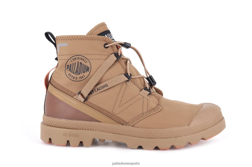 unisexo pampa travel liteplus impermeable Palladium azúcar morena zapatos DF42XP144