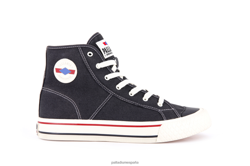 unisexo persiana palla Palladium negro zapatos DF42XP148