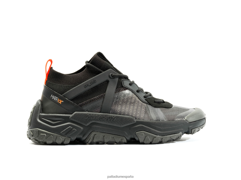unisexo fuera de la red lo matryx Palladium negro zapatos DF42XP204