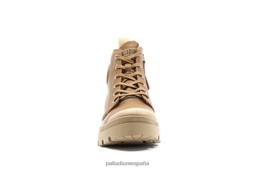mujer cuero palabase Palladium querido moreno botas DF42XP231