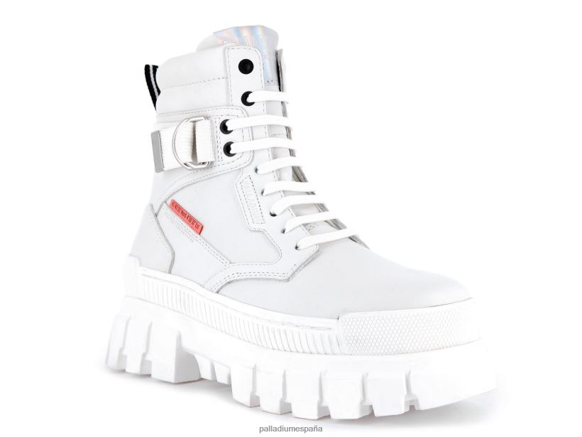 mujer guardabosques deportivo revuelta Palladium estrella blanca botas DF42XP296