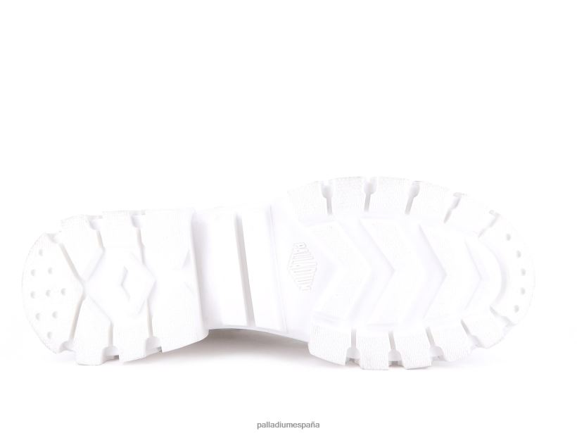 mujer guardabosques deportivo revuelta Palladium estrella blanca botas DF42XP296