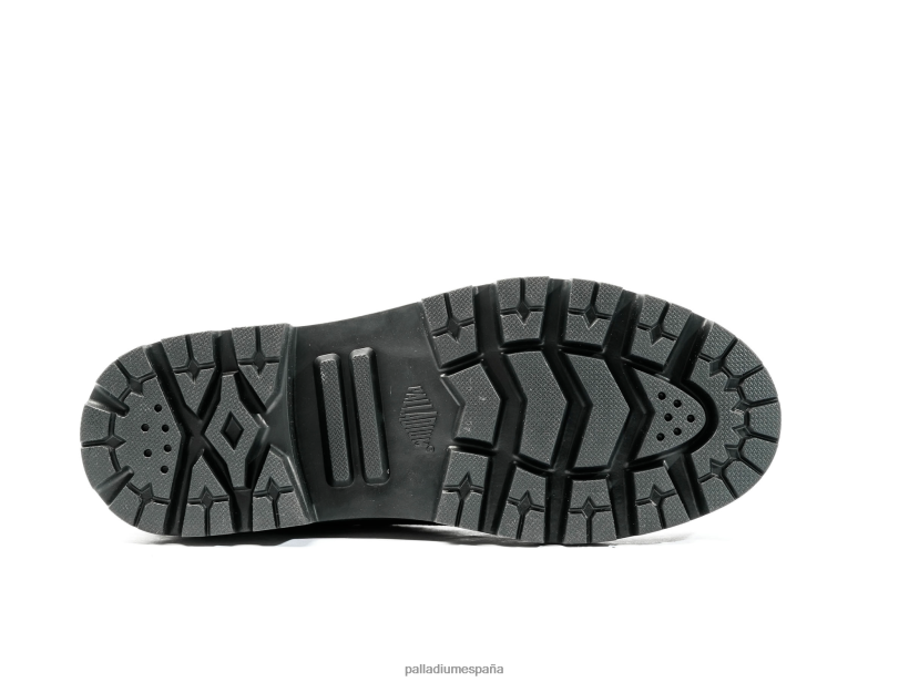 mujer pallabase hola ejército Palladium negro botas DF42XP218