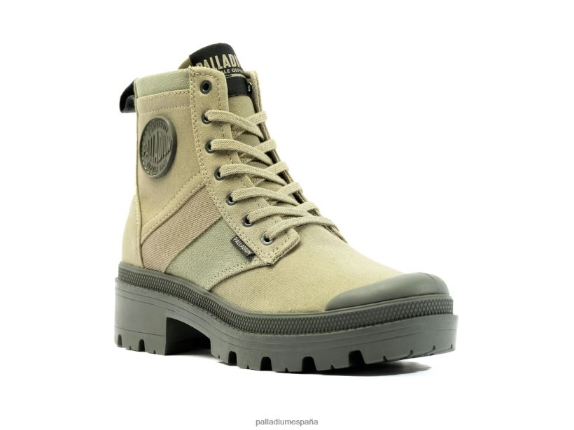 mujer pallabase hola ejército Palladium vetiver botas DF42XP216
