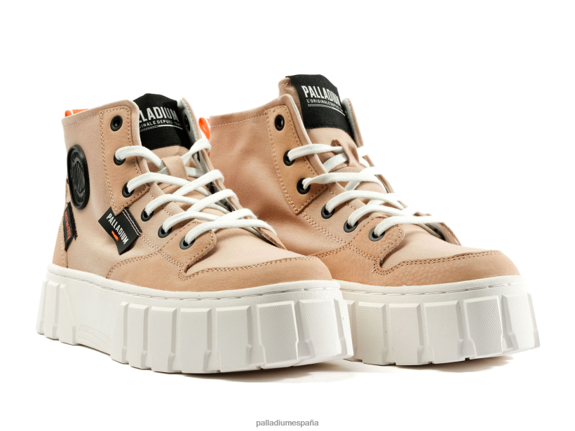 mujer pallatower hola Palladium polvo desnudo zapatos DF42XP287