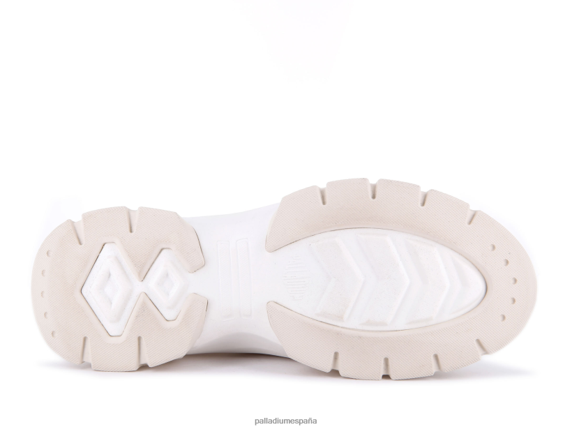 mujer pallawave Palladium estrella blanca zapatos DF42XP291