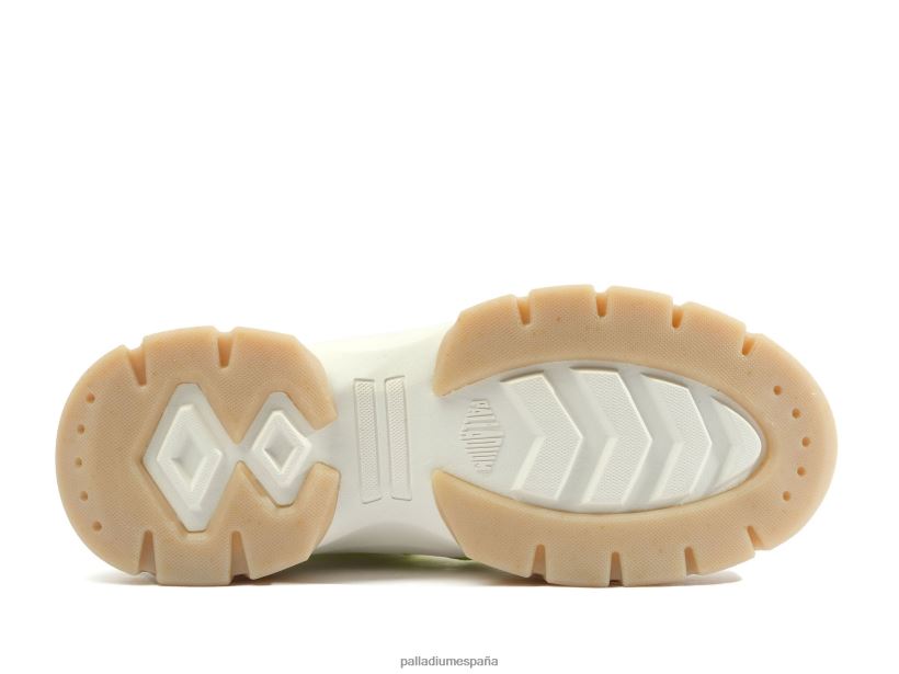 mujer pallawave encaje Palladium estrella blanca zapatos DF42XP293