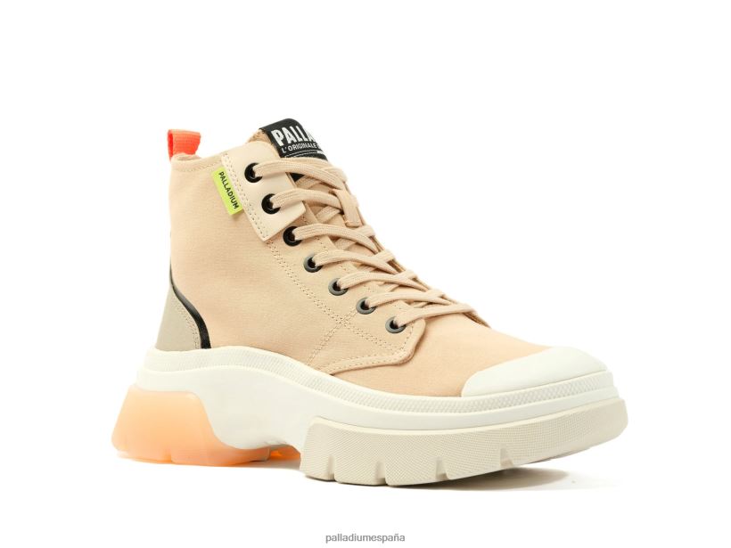 mujer pallawave medio metro Palladium polvo desnudo zapatos DF42XP281