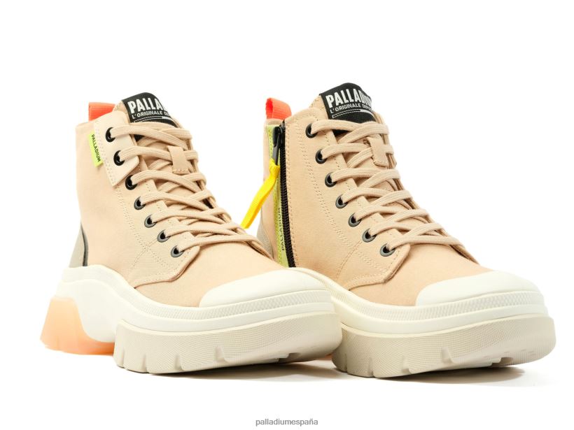 mujer pallawave medio metro Palladium polvo desnudo zapatos DF42XP281