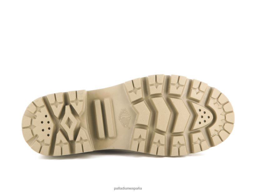 mujer piel pallabase chelsea Palladium querido moreno botas DF42XP232