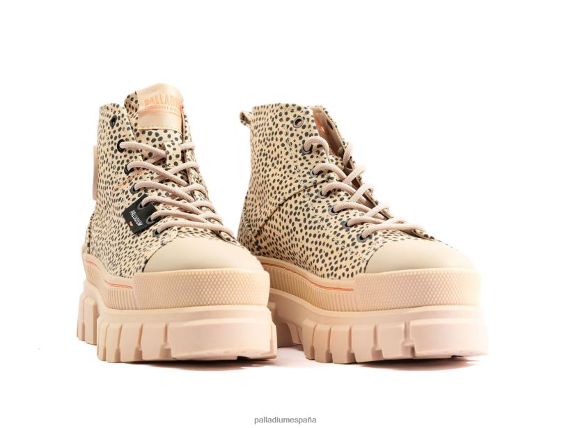 mujer safari de revuelta Palladium impresión de arena zapatos DF42XP273