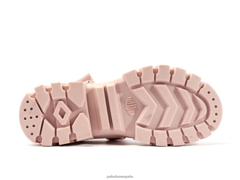 mujer sandalia revuelta mono Palladium rosa humo sandalias DF42XP305