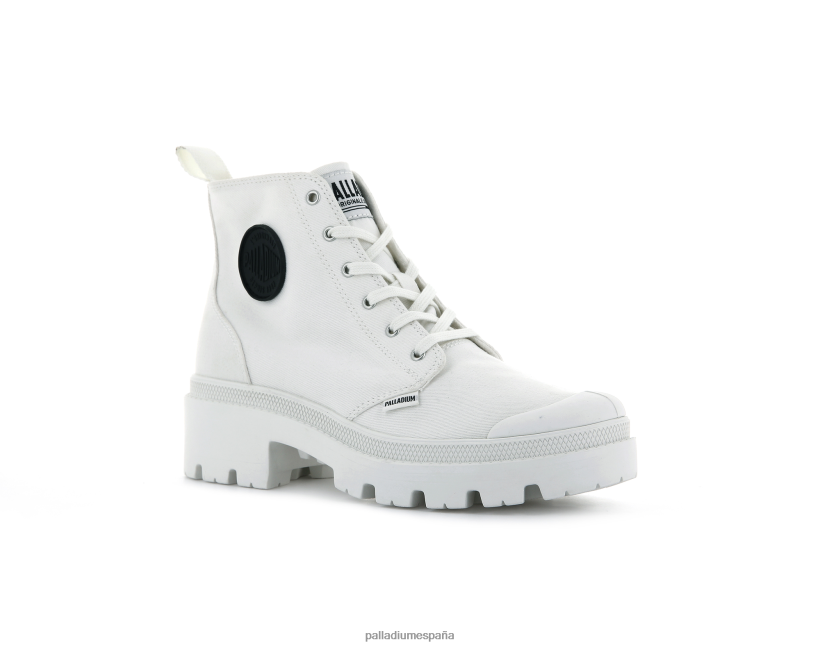 mujer sarga pallabase Palladium estrella blanca botas DF42XP260