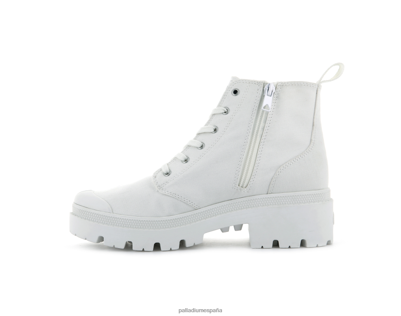 mujer sarga pallabase Palladium estrella blanca botas DF42XP260