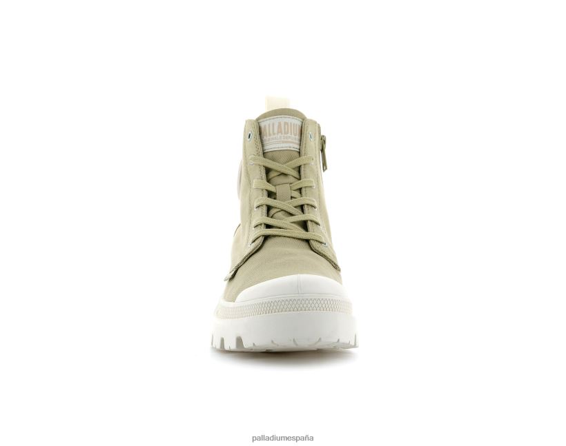 mujer sarga pallabase Palladium gris pardo botas DF42XP258