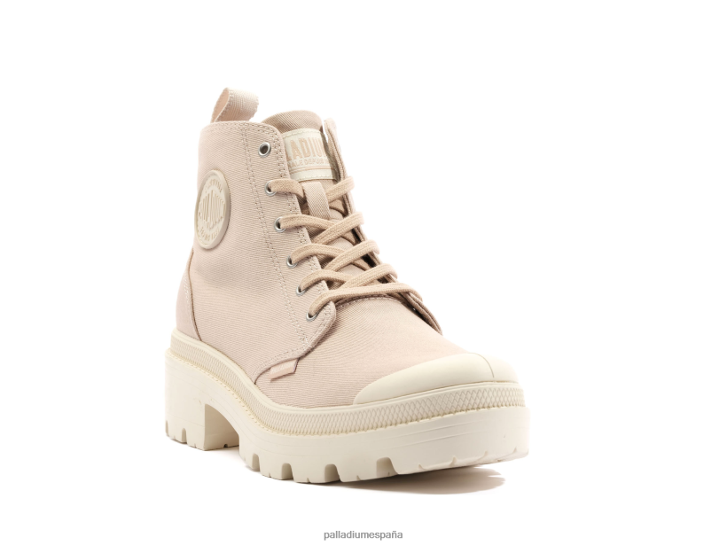 mujer sarga pallabase Palladium polvo desnudo botas DF42XP219