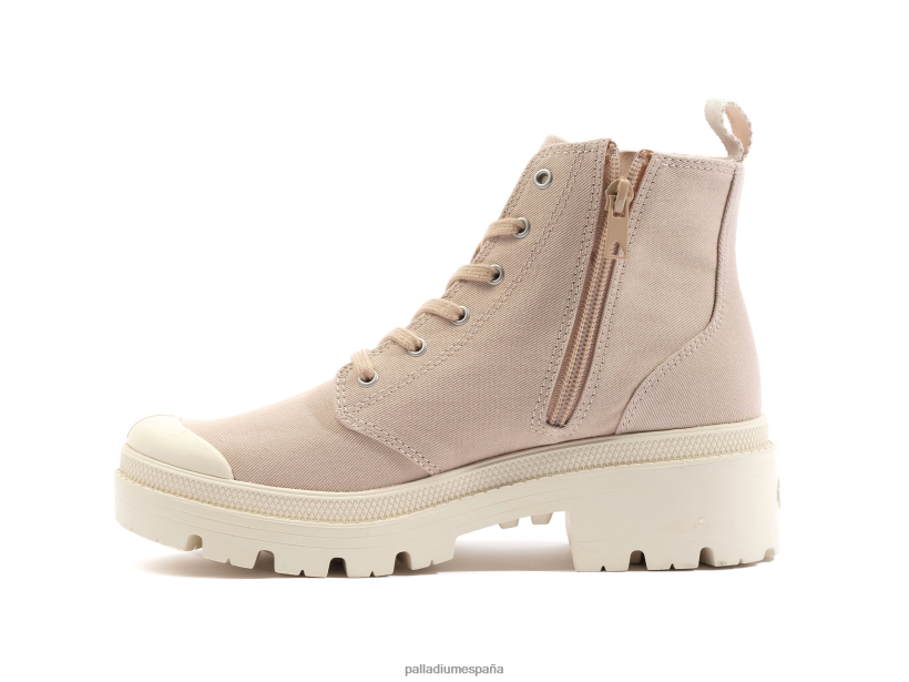 mujer sarga pallabase Palladium polvo desnudo botas DF42XP219